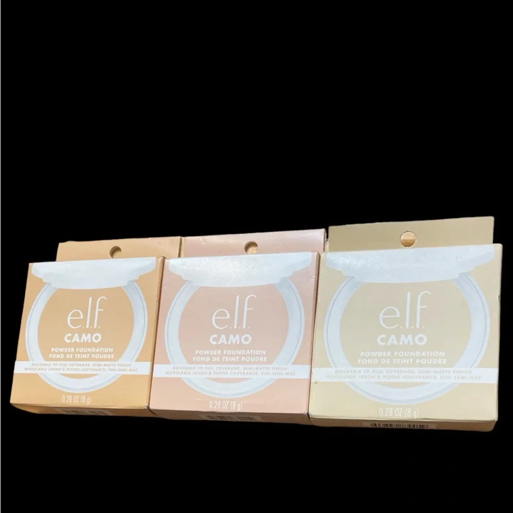 ELF Camo Foundation Bundle Of 3 Light Colored NWT